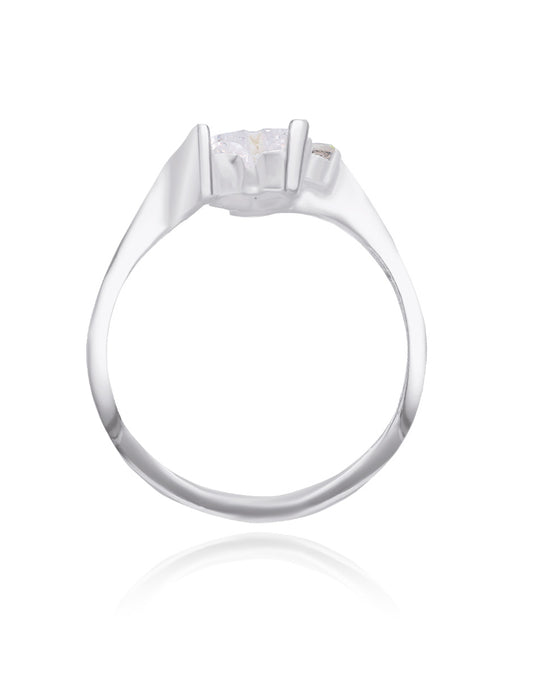 Alice Ring in Silver With Zirconia 