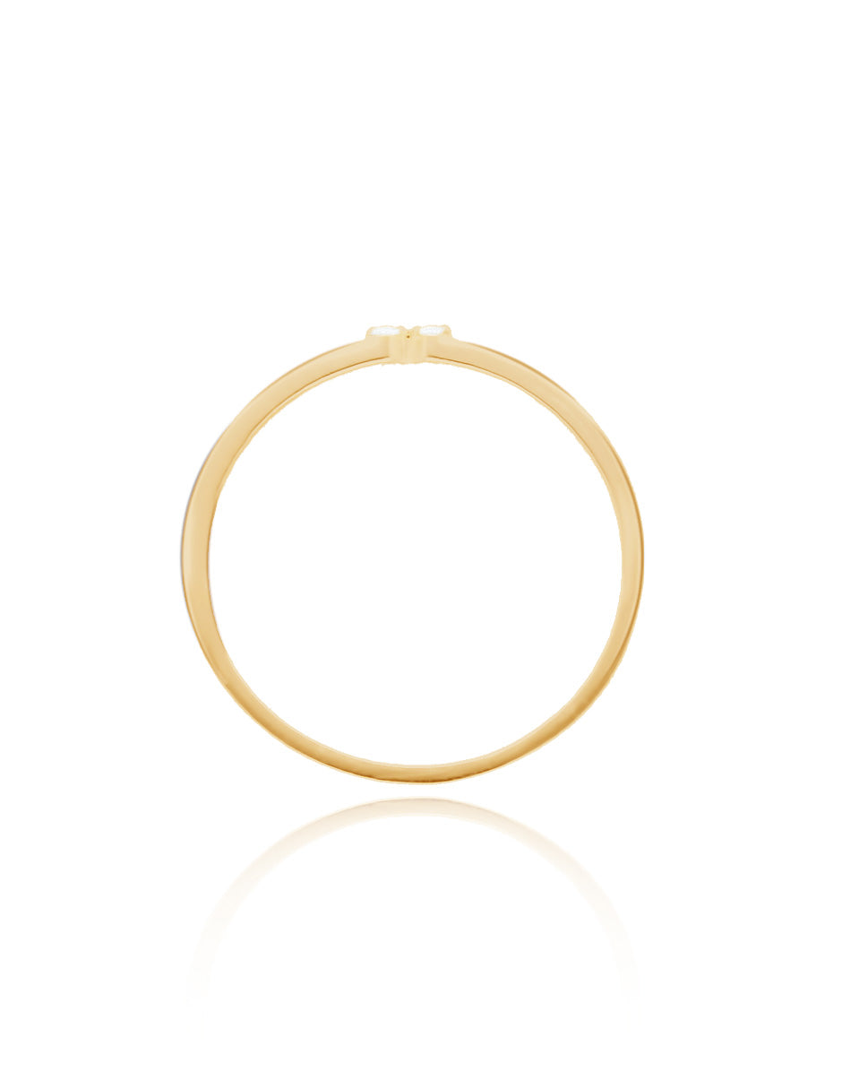 Angeline Ring in 14k Yellow Gold with Diamonds