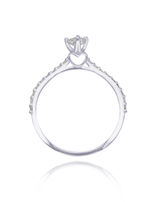 Arnel Silver Ring with Zirconia 