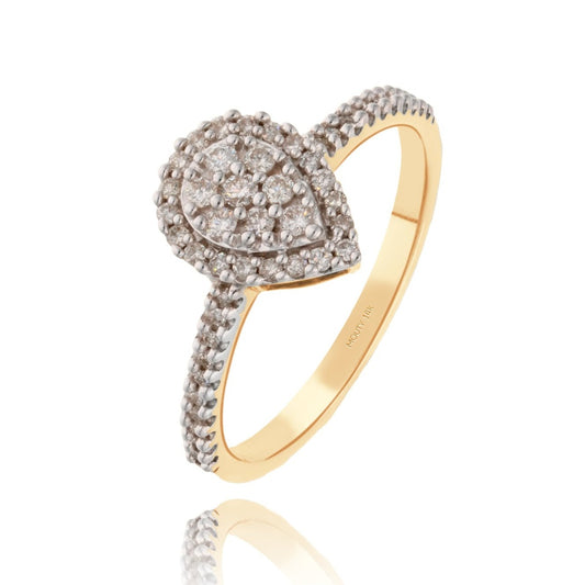 14k Rose Gold Ring with Diamond Mod: OF1269