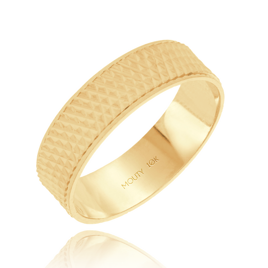 Liam Hoop Ring in 10k Yellow Gold
