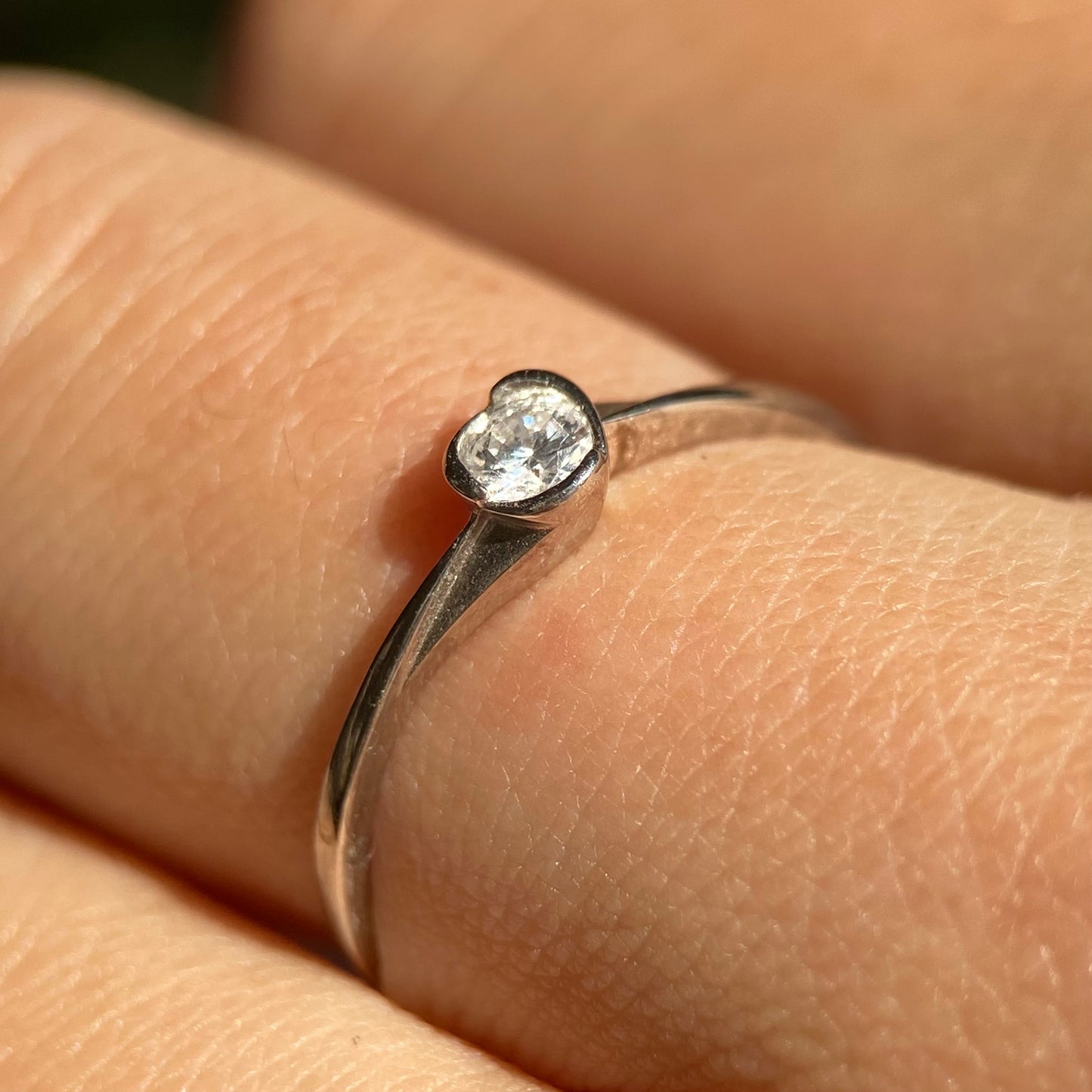 14k White Gold Ring with Diamonds Mod: OF1243