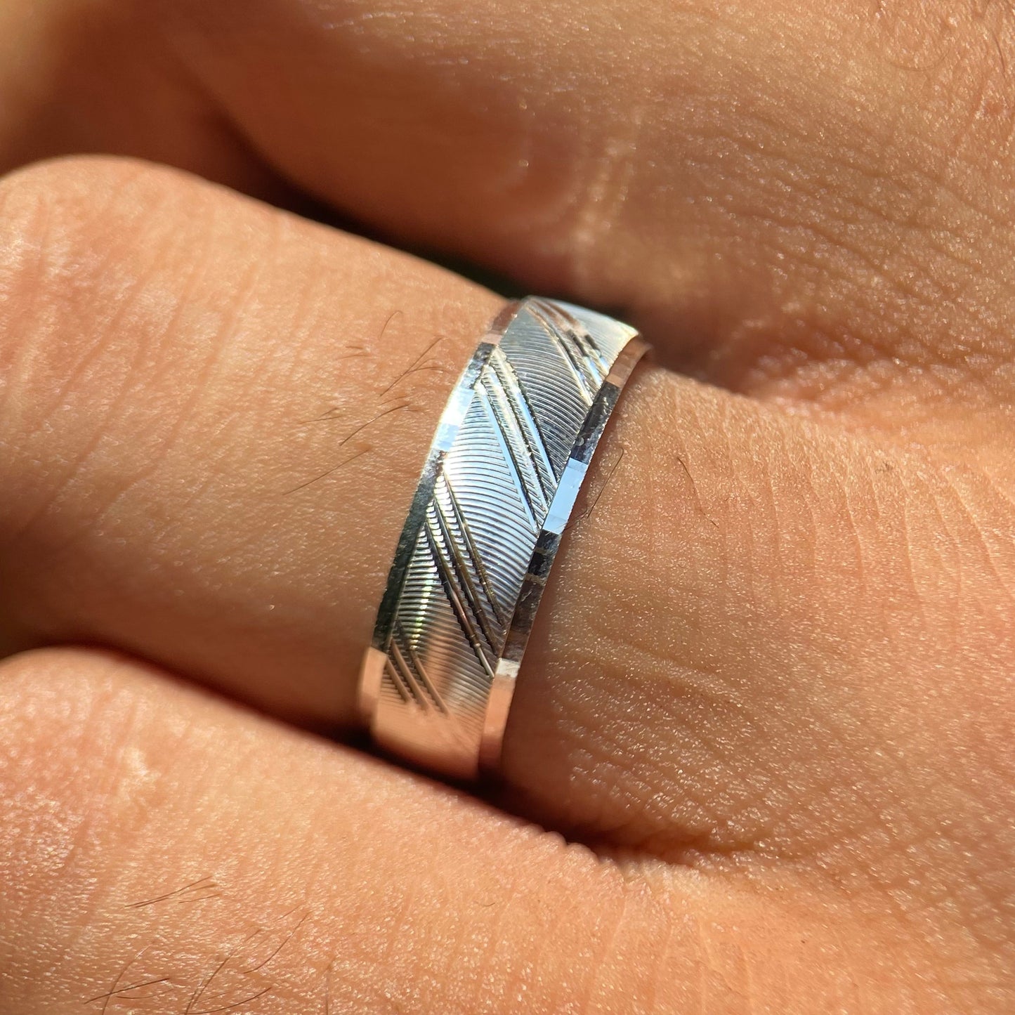Milan Diamond Ring in Silver 