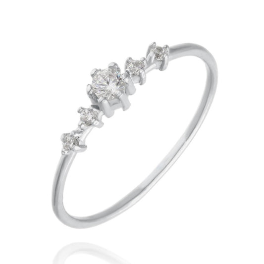 Ariana Ring in Silver with Zirconia 
